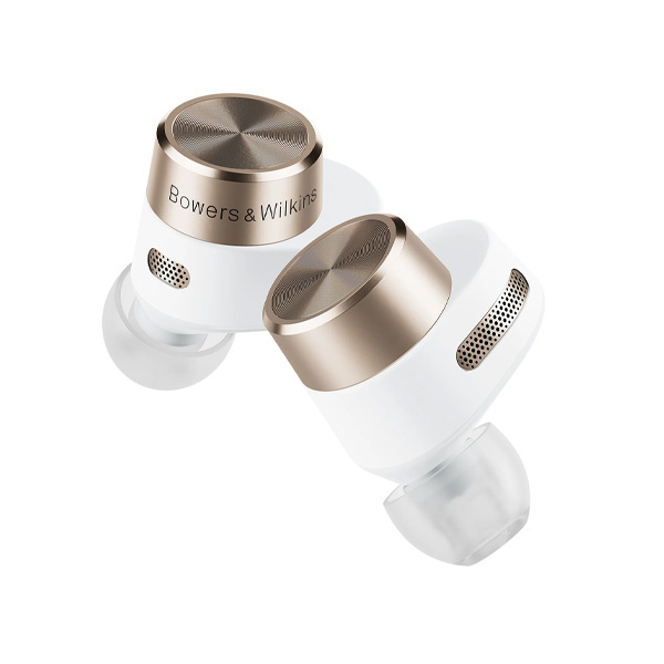 Bowers & Wilkins Pi7 True Wireless In-Ear Headphones in White and Gold