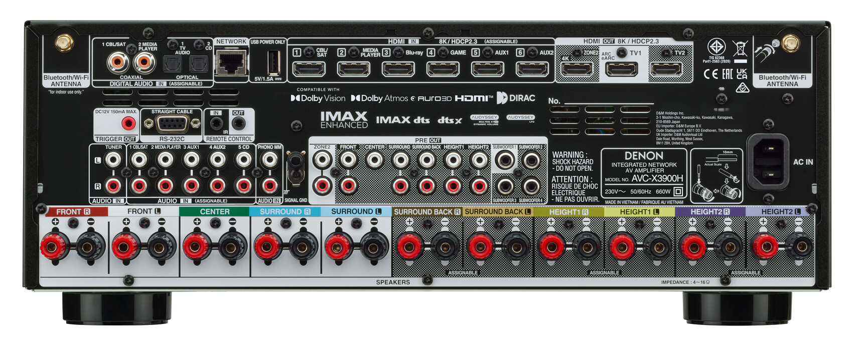 Denon AVC-X3900H 9.4 Ch AV Receiver – Free Thor Prodigy PX8 Surge Protector Worth $345 Denon Premier Hifi 2 Denon AVC-X3900H 9.4 Ch AV Receiver – Free Thor Prodigy PX8 Surge Protector Worth $345 - Denon 2